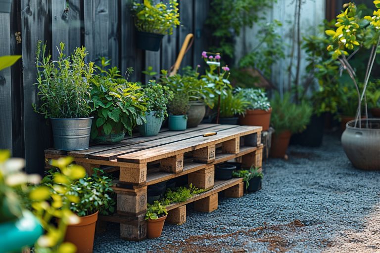 Les projets de bricolage pour transformer des palettes en meubles de jardin
