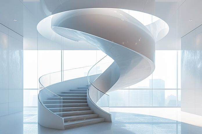 Comment intégrer un escalier colimaçon dans un petit espace moderne ?
