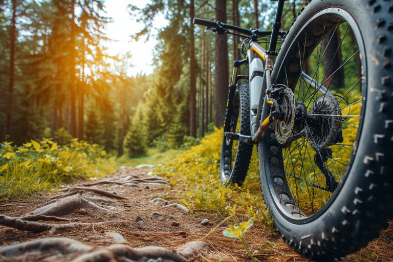 Comment réparer une crevaison sur un VTT électrique en pleine randonnée ?