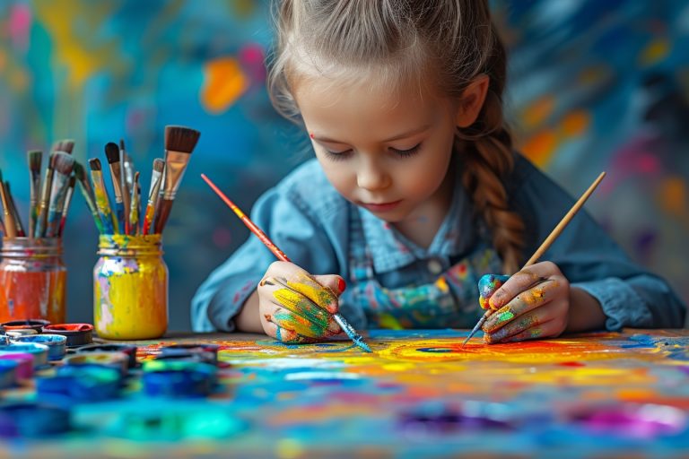 Développer la créativité chez l&rsquo;enfant : activités artistiques à faire à la maison