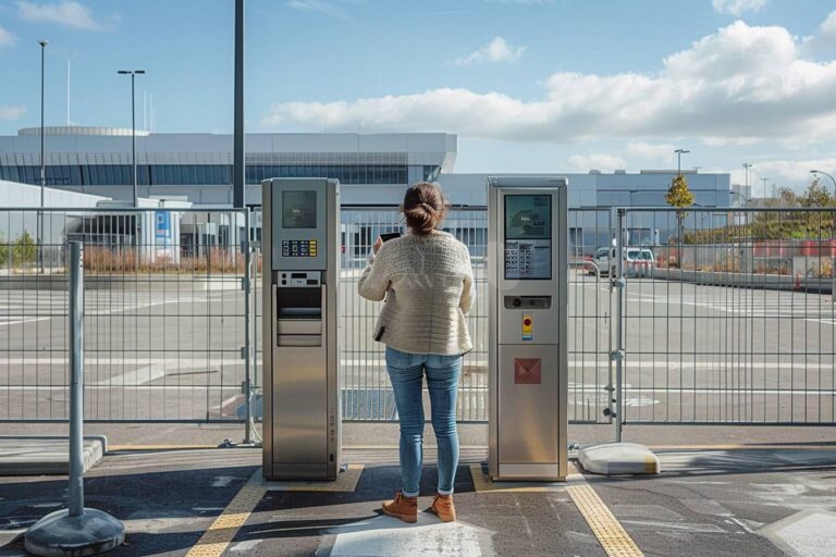 peut-on payer directement à l’entrée du parking près de l’aéroport?